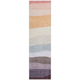 Addison Chantille ACN2023 Stripes Machine Made Transitional Orange Rug