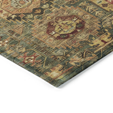 Addison Chantille ACN2024 Medallions Machine Made Traditional Aloe Rug