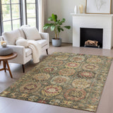 Addison Chantille ACN2024 Medallions Machine Made Traditional Aloe Rug