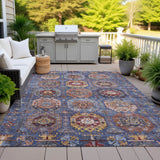 Addison Chantille ACN2024 Medallions Machine Made Traditional Denim Rug