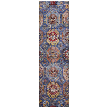 Addison Chantille ACN2024 Medallions Machine Made Traditional Denim Rug