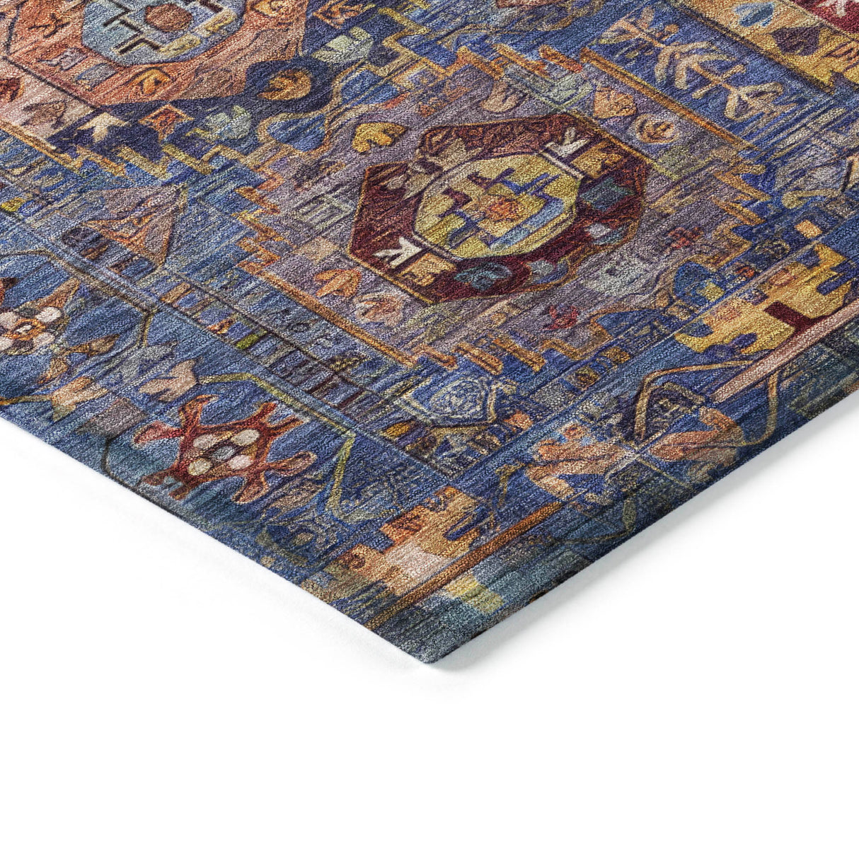 Addison Chantille ACN2024 Medallions Machine Made Traditional Denim Rug
