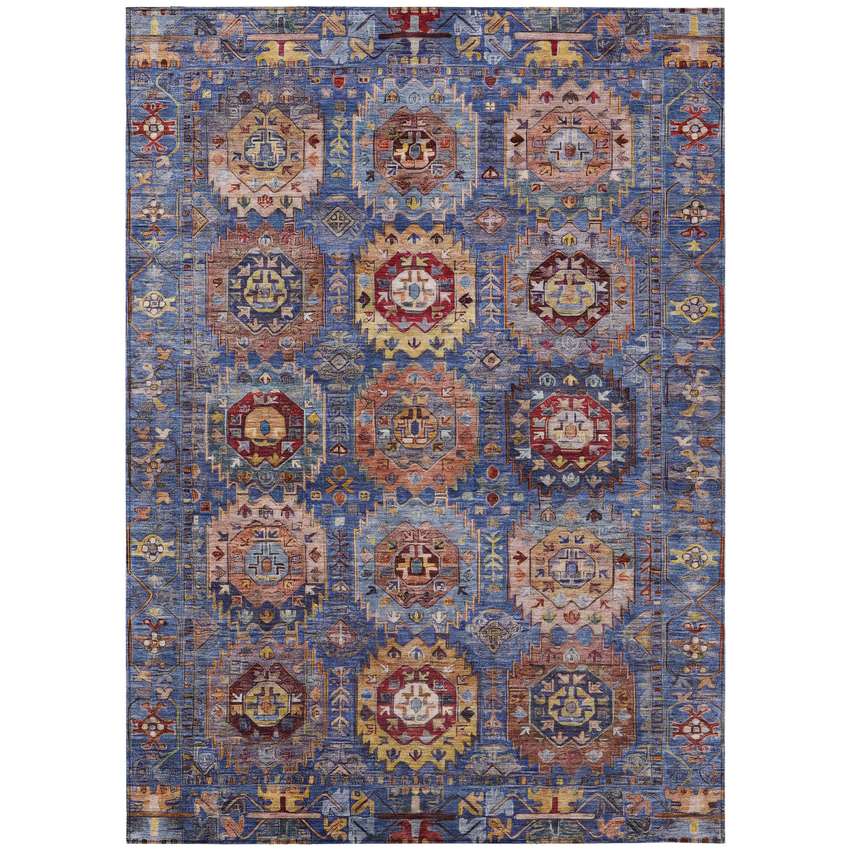 Addison Chantille ACN2024 Medallions Machine Made Traditional Denim Rug