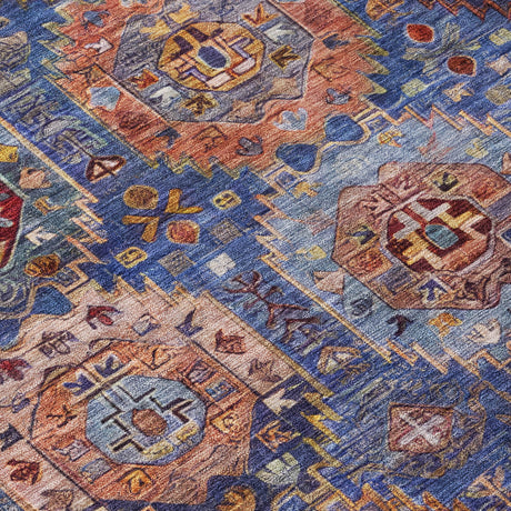 Addison Chantille ACN2024 Medallions Machine Made Traditional Denim Rug