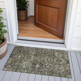 Addison Chantille ACN2024 Medallions Machine Made Traditional Mocha Rug