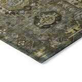 Addison Chantille ACN2024 Medallions Machine Made Traditional Mocha Rug