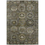 Addison Chantille ACN2024 Medallions Machine Made Traditional Mocha Rug