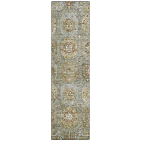 Addison Chantille ACN2024 Medallions Machine Made Traditional Sage Rug