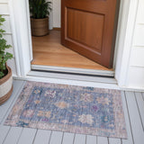 Addison Chantille ACN2025 Global Machine Made Traditional Blue Rug