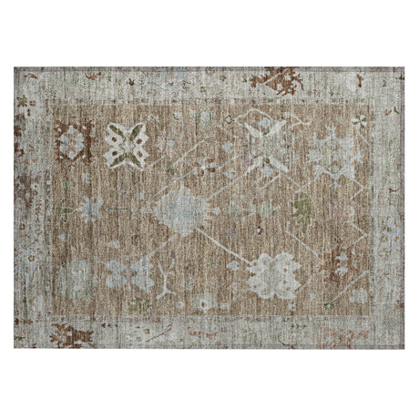 Addison Chantille ACN2025 Global Machine Made Traditional Brown Rug