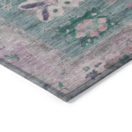 Addison Chantille ACN2025 Global Machine Made Traditional Green Rug