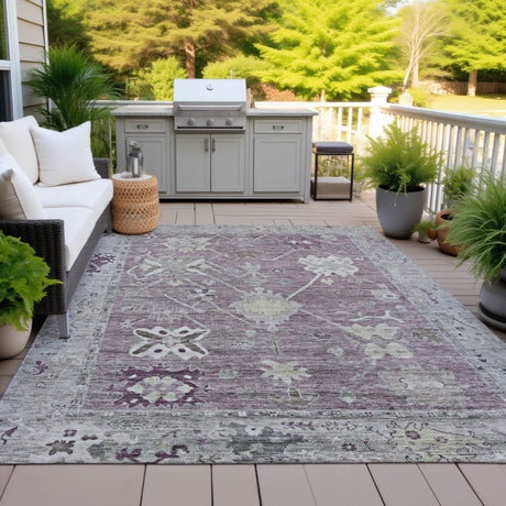 Addison Chantille ACN2025 Global Machine Made Traditional Merlot Rug