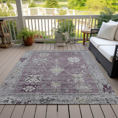 Addison Chantille ACN2025 Global Machine Made Traditional Merlot Rug
