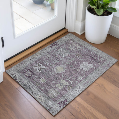 Addison Chantille ACN2025 Global Machine Made Traditional Merlot Rug