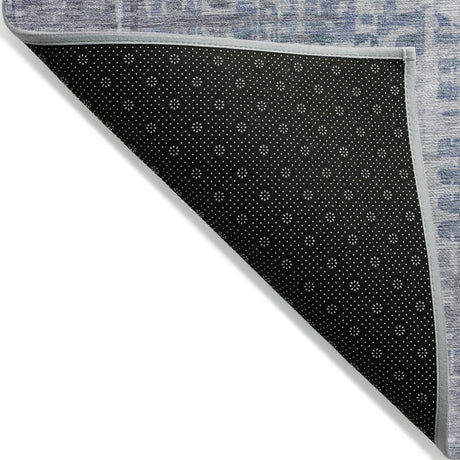 Addison Chantille ACN2026 Geometric Machine Made Transitional Blue Rug
