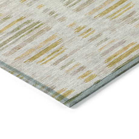 Addison Chantille ACN2027 Stripes Machine Made Transitional Ivory Rug