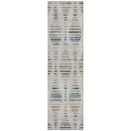 Addison Chantille ACN2027 Stripes Machine Made Transitional Linen Rug