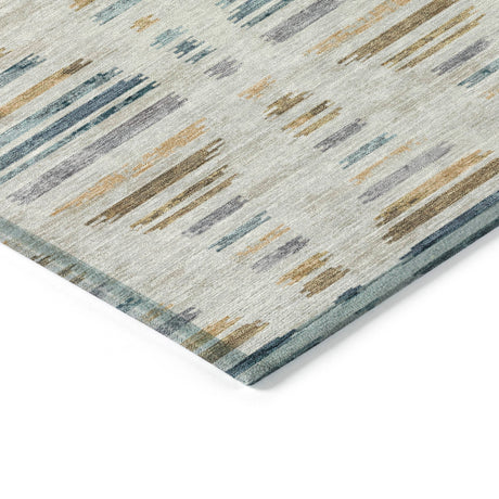 Addison Chantille ACN2027 Stripes Machine Made Transitional Linen Rug