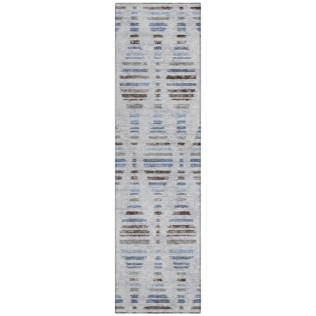 Addison Chantille ACN2027 Stripes Machine Made Transitional Putty Rug