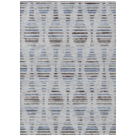 Addison Chantille ACN2027 Stripes Machine Made Transitional Putty Rug