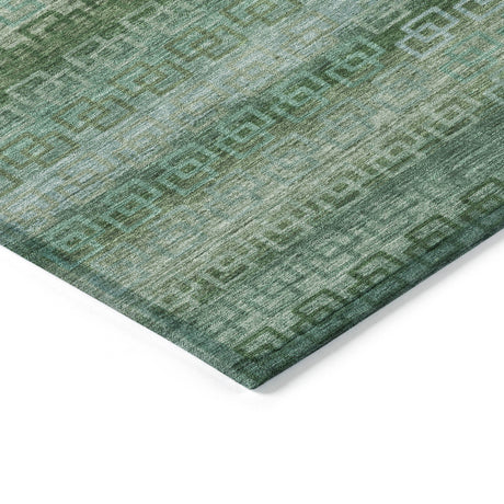 Addison Chantille ACN2029 Stripes Machine Made Transitional Aloe Rug
