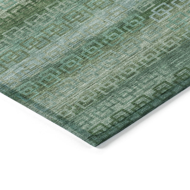 Addison Chantille ACN2029 Stripes Machine Made Transitional Aloe Rug
