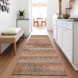 Addison Chantille ACN2029 Stripes Machine Made Transitional Copper Rug