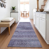 Addison Chantille ACN2029 Stripes Machine Made Transitional Plum Rug