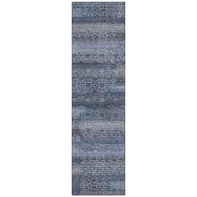 Addison Chantille ACN2029 Stripes Machine Made Transitional Taupe Rug