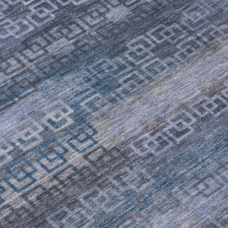 Addison Chantille ACN2029 Stripes Machine Made Transitional Taupe Rug