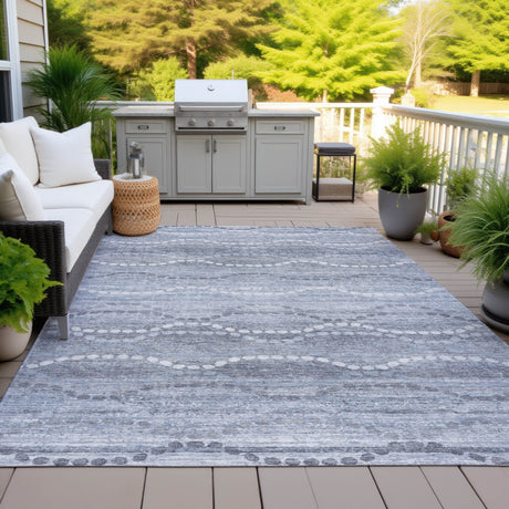Addison Chantille ACN2030 Gradient Machine Made Transitional Blue Rug