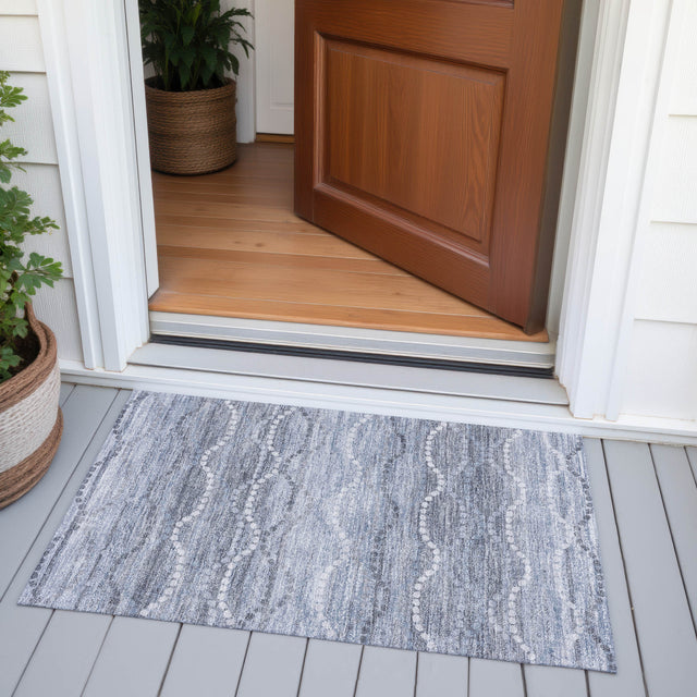 Addison Chantille ACN2030 Gradient Machine Made Transitional Blue Rug