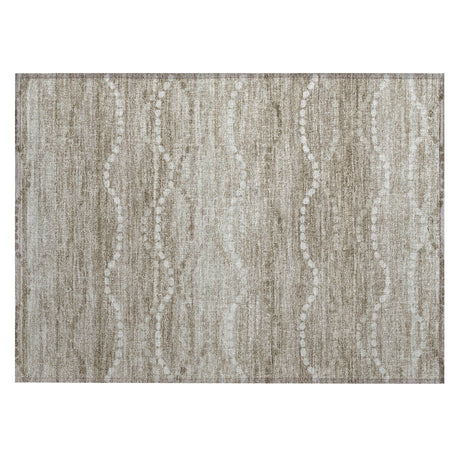 Addison Chantille ACN2030 Gradient Machine Made Transitional Khaki Rug