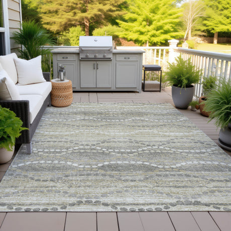Addison Chantille ACN2030 Gradient Machine Made Transitional Pewter Rug