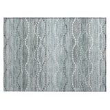 Addison Chantille ACN2030 Gradient Machine Made Transitional Teal Rug