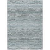 Addison Chantille ACN2030 Gradient Machine Made Transitional Teal Rug