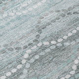 Addison Chantille ACN2030 Gradient Machine Made Transitional Teal Rug