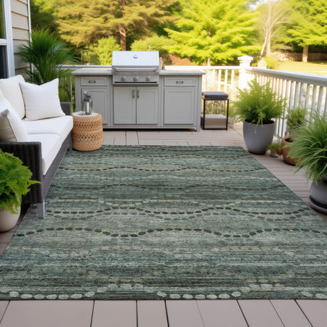 Addison Chantille ACN2031 Gradient Machine Made Transitional Aloe Rug