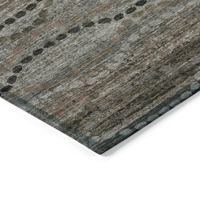 Addison Chantille ACN2031 Gradient Machine Made Transitional Chocolate Rug