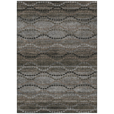 Addison Chantille ACN2031 Gradient Machine Made Transitional Chocolate Rug