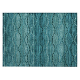 Addison Chantille ACN2031 Gradient Machine Made Transitional Turquoise Rug