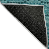 Addison Chantille ACN2031 Gradient Machine Made Transitional Turquoise Rug
