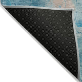 Addison Chantille ACN2032 Abstract Machine Made Transitional Blue Rug