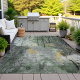 Addison Chantille ACN2032 Abstract Machine Made Transitional Pewter Rug