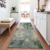 Addison Chantille ACN2032 Abstract Machine Made Transitional Pewter Rug