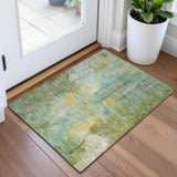 Addison Chantille ACN2032 Abstract Machine Made Transitional Sage Rug