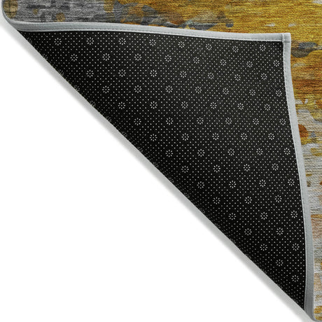 Addison Chantille ACN2034 Abstract Machine Made Transitional Copper Rug