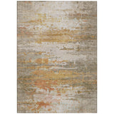 Addison Chantille ACN2034 Abstract Machine Made Transitional Khaki Rug