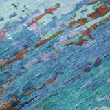 Addison Chantille ACN2035 Abstract Machine Made Transitional Blue Rug