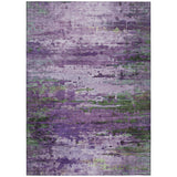 Addison Chantille ACN2035 Abstract Machine Made Transitional Purple Rug